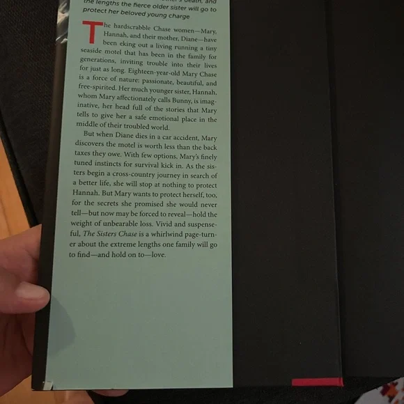 The sisters chase by sarah Healy hardcover - Picture 3 of 3